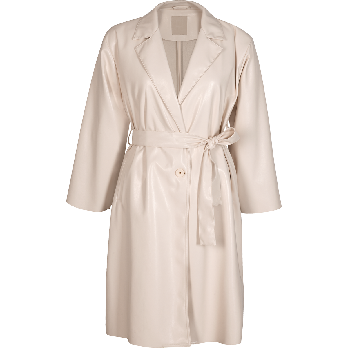 H&ouml;gl Beige soft vegan nappa trench coat Beige